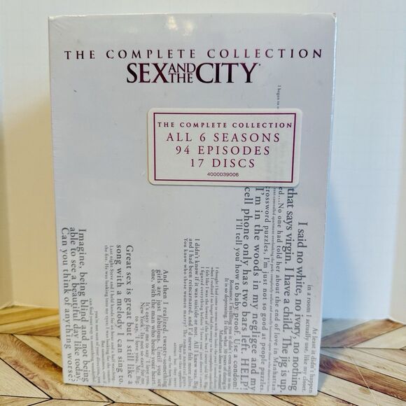 Sex and the City: the Complete Collection DVD All 6 Seasons 94 Episodes 17 Discs - Picture 1 of 6